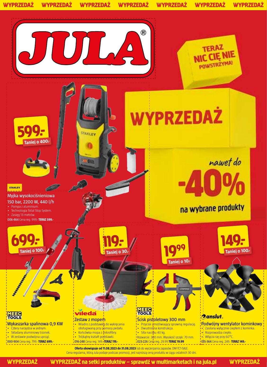 Gazetka promocyjna Jula str. 1