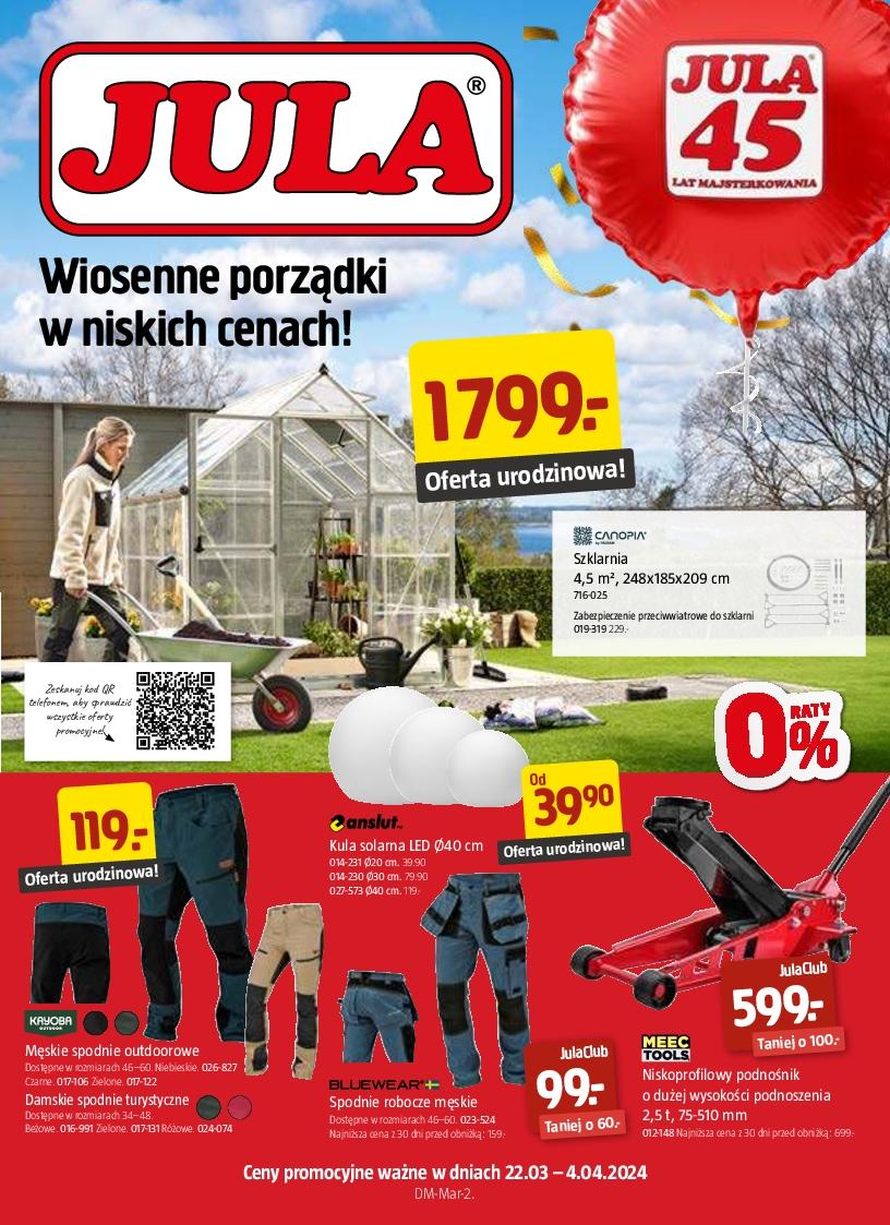 Gazetka promocyjna Jula str. 1