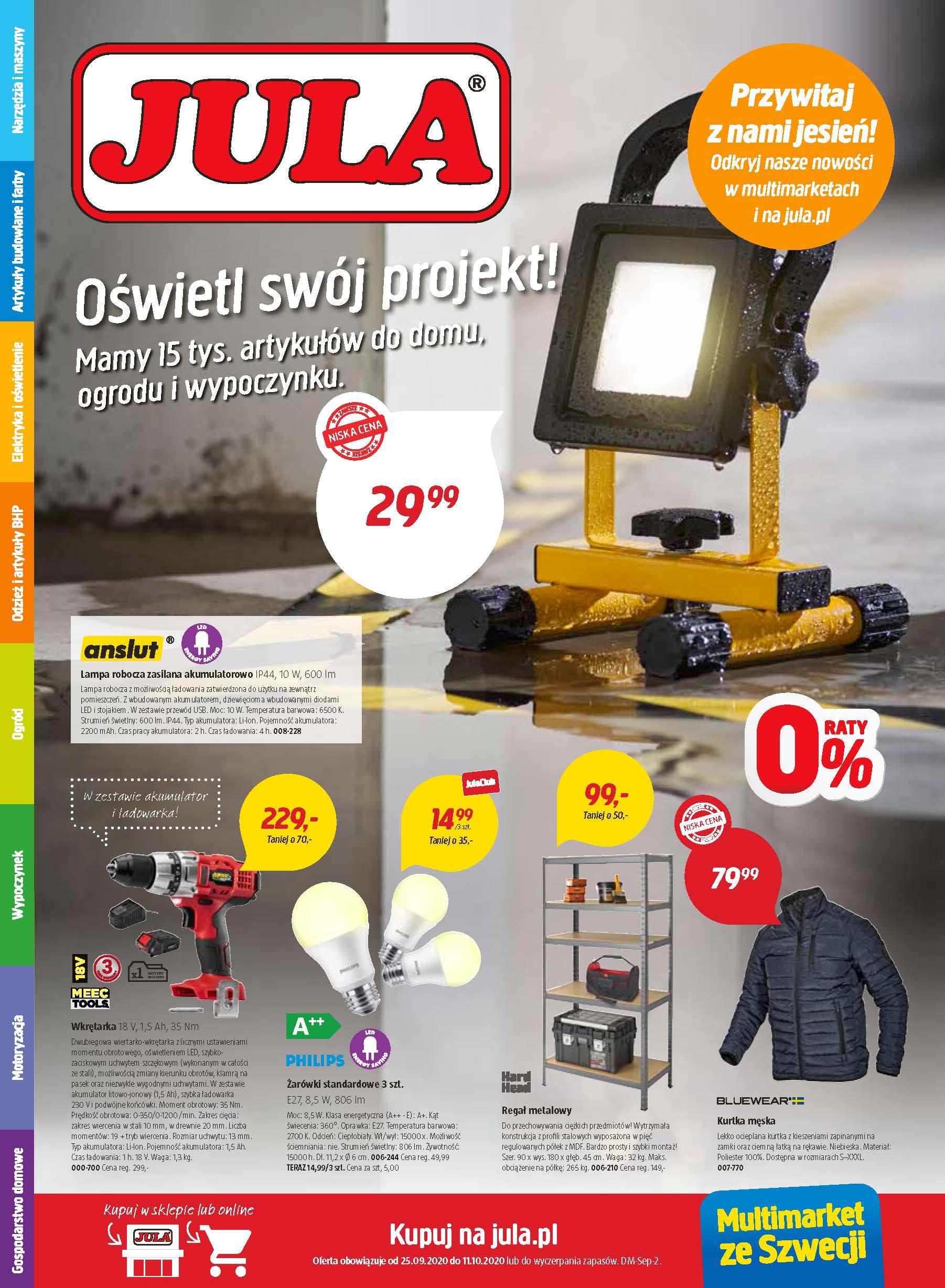 Gazetka promocyjna Jula str. 1