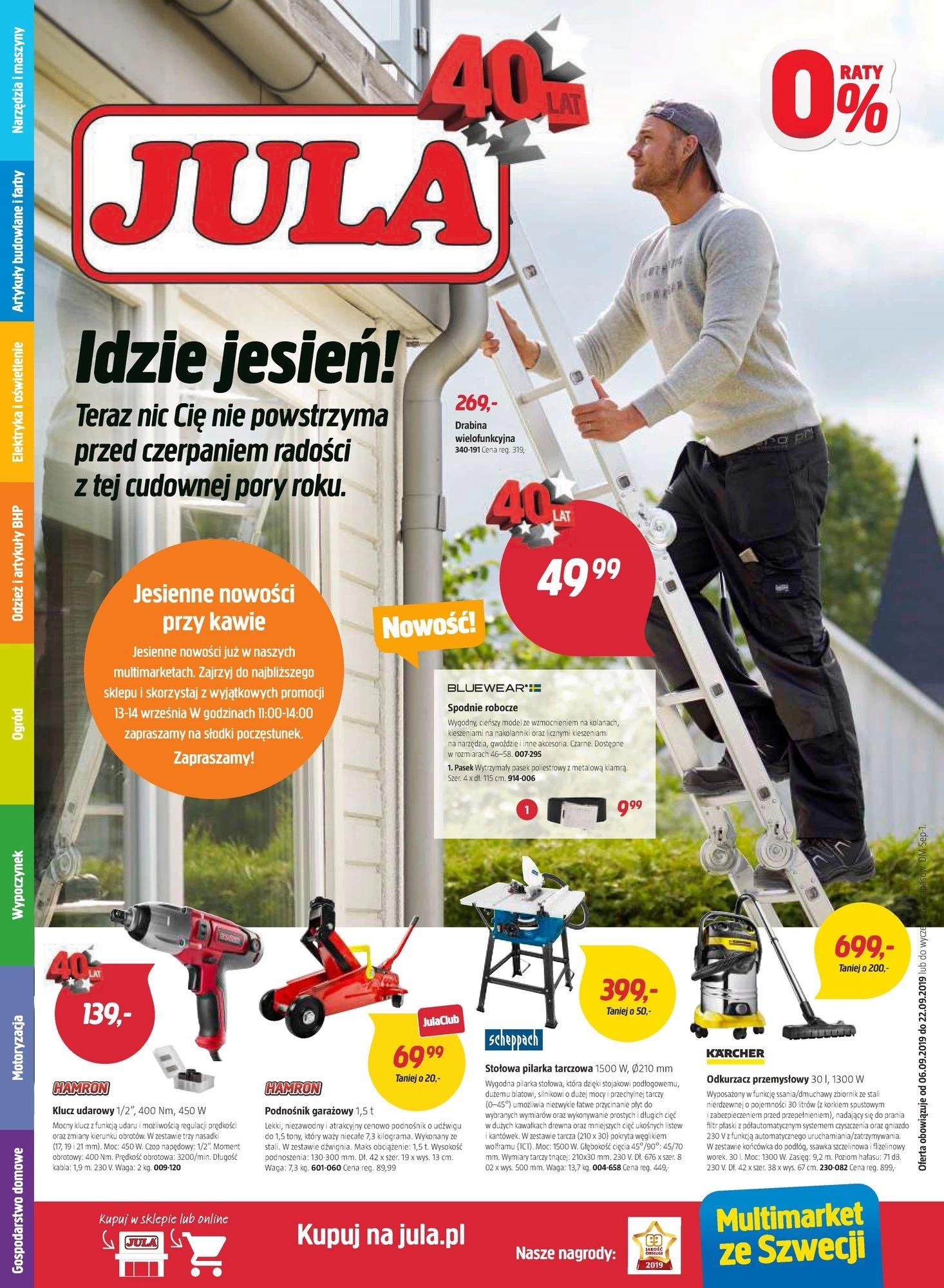 Gazetka promocyjna Jula str. 1