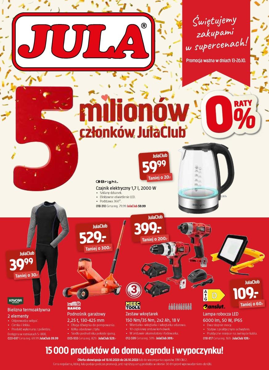 Gazetka promocyjna Jula str. 1