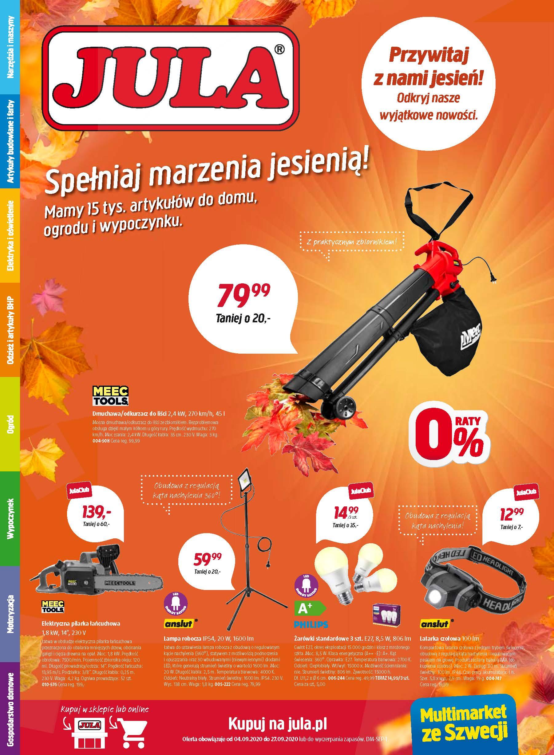 Gazetka promocyjna Jula str. 1