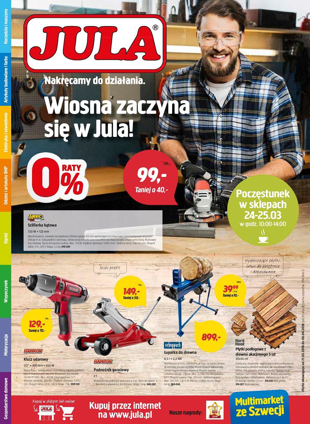 Gazetka promocyjna Jula str. 1