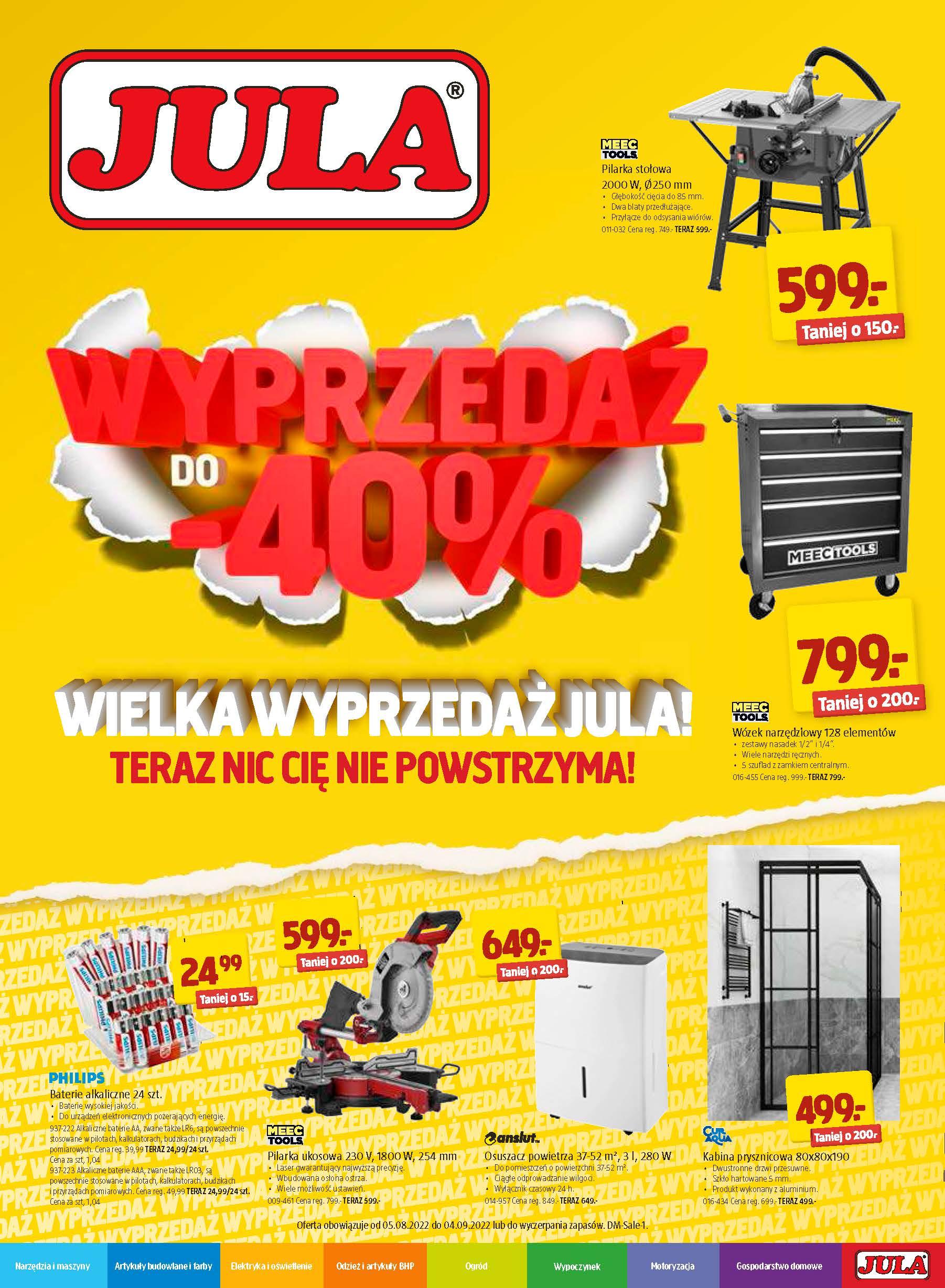 Gazetka promocyjna Jula str. 1